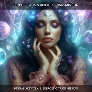 Dons e Habilidades Psíquicas: Arte Digital Energizada + Relatório Pessoal e Transmissão Energética