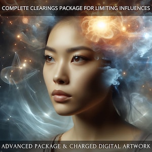 Complete Advanced Clearings and Activations Package for Limiting Influences + Charged Digital Artwork