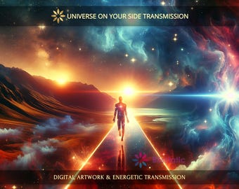 Universe on your Side: Charged Digital Artwork + Energetic Transmission with a Personal Report