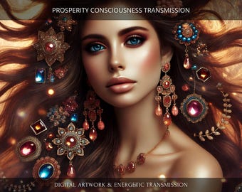 Prosperity Consciousness: Charged Digital Artwork + Personal Report & Energetic Transmission