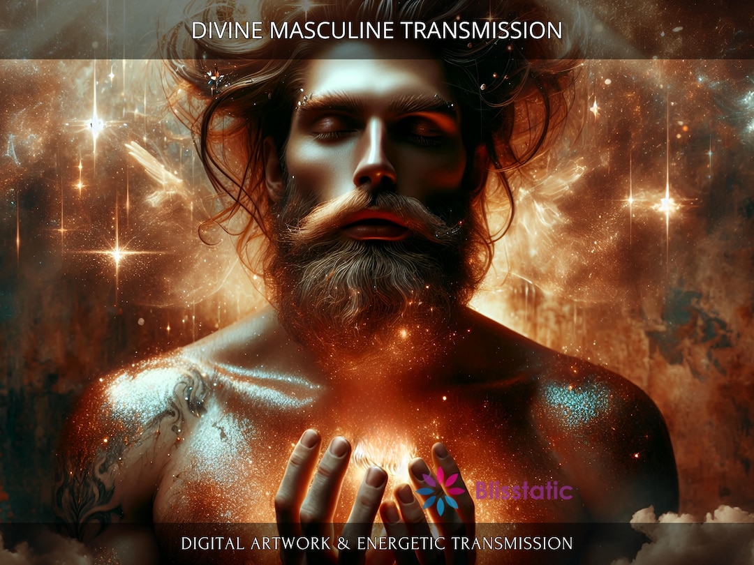 Divine Masculine: Charged Digital Artwork + Personal Report & Energetic ...