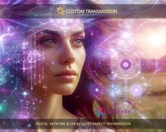 Custom on Request Personalized: Charged Digital Artwork + Personal Report & Energetic Transmission