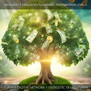 Abundance Frequency Alignment Level 2 Charged Digital Artwork + Energetic Transmission with a Personal Report
