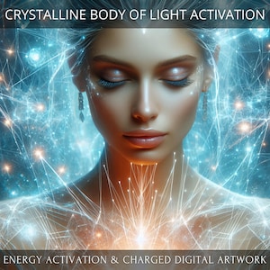 Crystalline Body of Light Activation + Charged Digital Artwork