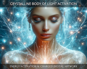 Crystalline Body of Light Activation + Charged Digital Artwork