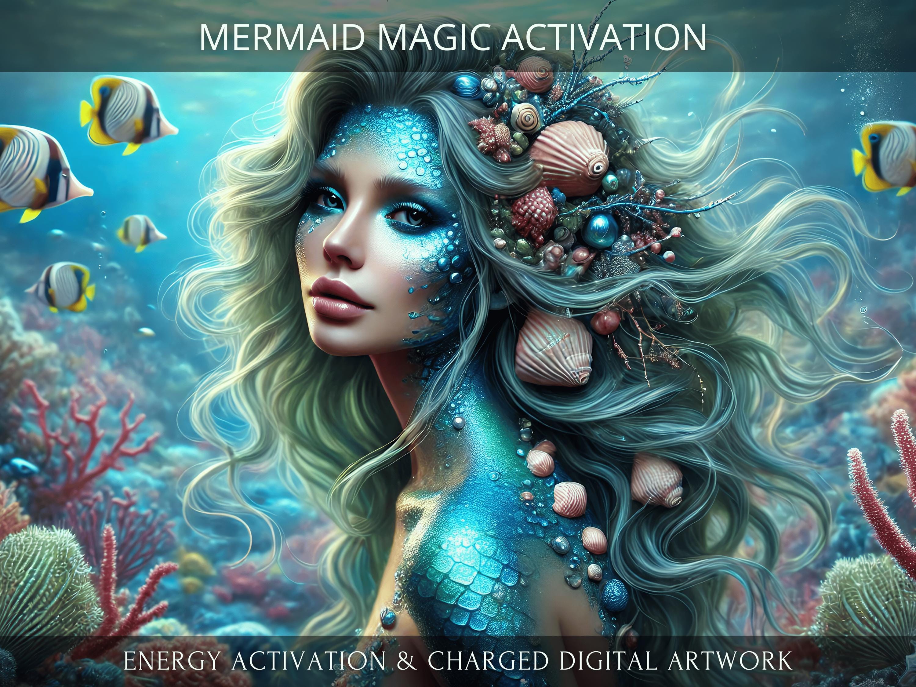 Mermaid Magic Activation + Charged Digital Artwork