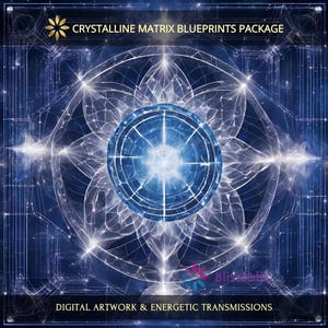 Crystalline Matrix Templates and Blueprints Charged Digital Artwork + Energetic Transmissions with a Personal Report