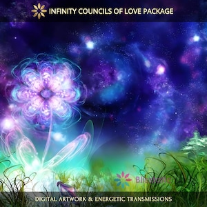 Infinity Councils of Love Package: Charged Digital Artwork + Personal Report & Energetic Transmission