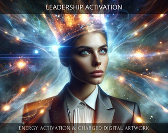 Leadership Charged Digital Artwork + Energetic Transmission with a Personal Report