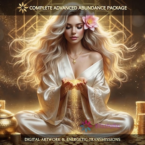 Complete Advanced Package for Abundance: Charged Digital Artwork + Personal Report & Energetic Transmissions