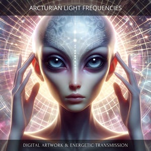 Arcturian Light Frequencies: Charged Digital Artwork + Personal Report & Energetic Transmission
