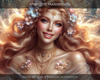 Aphrodite: Charged Digital Artwork + Personal Report & Energetic Transmission and Channeled Message