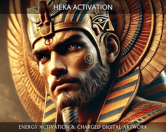 Heka Charged Digital Artwork + Energetic Transmission with a Personal Report
