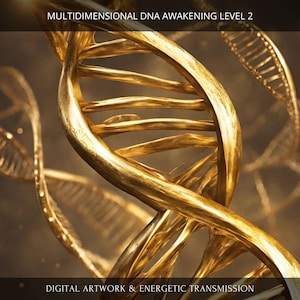Multidimensional DNA Level 2 Awakening: Charged Digital Artwork + Personal Report & Energetic Transmission