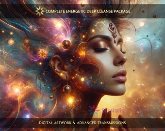 Complete Advanced Energetic Deep Cleanse Package Charged Digital Artwork + Energetic Transmissions with a Personal Report