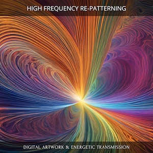 High Vibrational Frequency Re-patterning: Charged Digital Artwork + Personal Report & Energetic Transmission