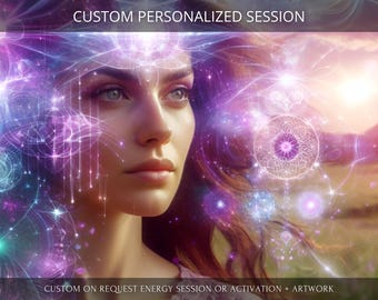 Custom on Request Personalized Energetic Session or Activation with a Personal Report + Charged Digital Artwork