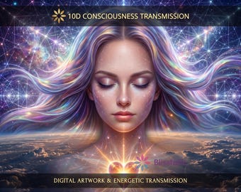 Tenth Dimension (10D) Consciousness: Charged Digital Artwork + Energetic Transmission with a Personal Report