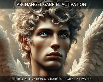 Archangel Gabriel Activation + Charged Digital Artwork