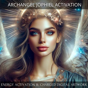 Attivazione dell'Arcangelo Jophiel + Opera d'arte digitale carica
