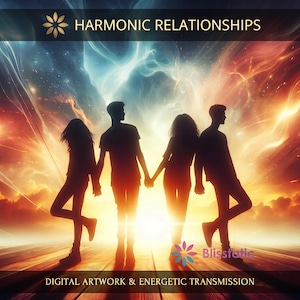 Harmonic Relationships: Charged Digital Artwork + Personal Report & Energetic Transmission