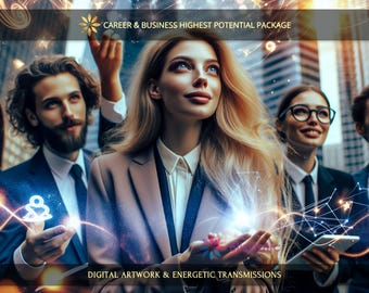 Career and Business Highest Potential Package: Charged Digital Artwork + Personal Report & Energetic Transmissions