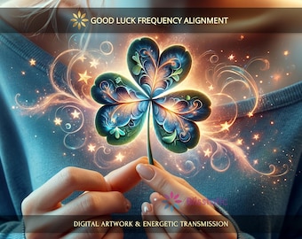 Good Luck Frequency Alignment: Charged Digital Artwork + Personal Report & Energetic Transmission