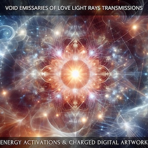 Void Emissaries of Love Light Rays Transmissions Charged Digital Artwork + Energetic Transmissions with a Personal Report