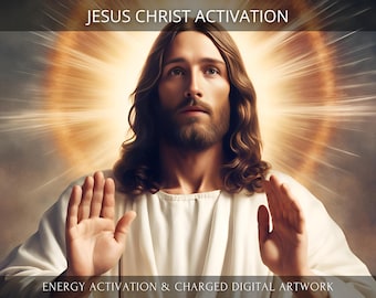 Jesus Christ (Yeshua) Energetic Activation with Charged Digital Artwork & Channeled Message
