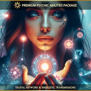 Pakiet Premium Advanced Psychic Senses and Abilities: Naładowane dzieło sztuki cyfrowej + Raport osobisty i transmisje energetyczne