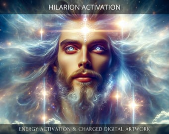 Hilarion Charged Digital Artwork + Energetic Transmission with a Personal Report