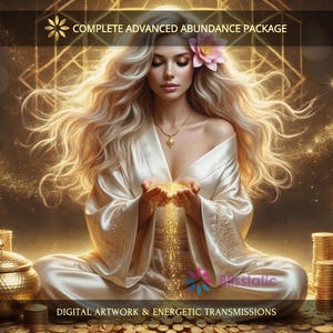 Complete Advanced Package for Abundance: Charged Digital Artwork + Personal Report & Energetic Transmissions