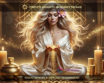 Complete Advanced Package for Abundance: Charged Digital Artwork + Personal Report & Energetic Transmissions