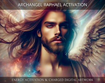 Archangel Raphael Activation + Charged Digital Artwork