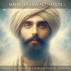 Maha Chohan: zevenvoudige vlamactivering + geladen digitaal kunstwerk