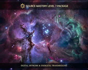 Source Mastery Level Seven Package: Charged Digital Artwork + Energetic Transmissions with a Personal Report