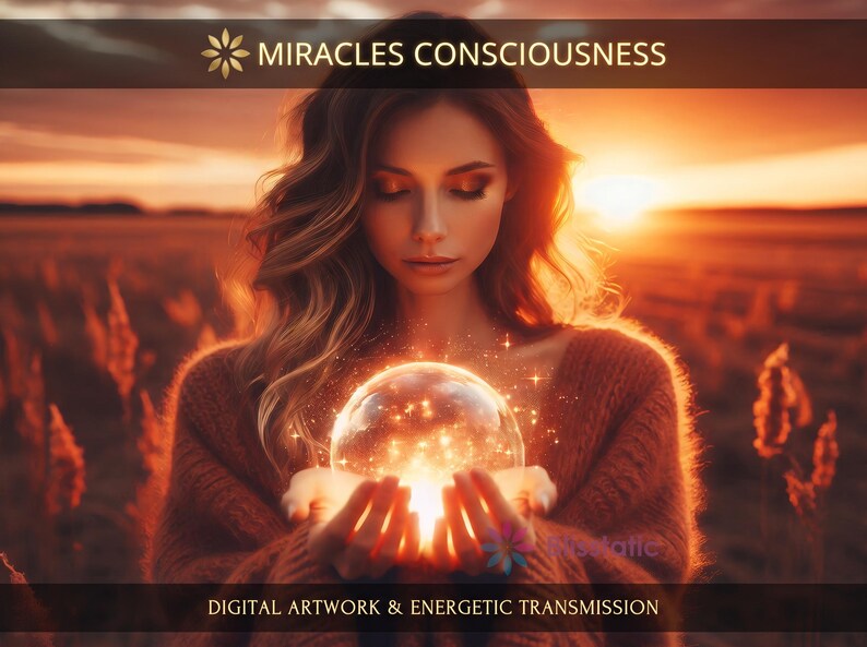 Miracles Consciousness: Charged Digital Artwork + Personal Report & Energetic Transmission
