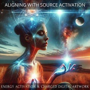 Aligning with Source Charged Digital Artwork + Energetic Transmission with a Personal Report