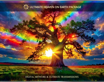 Ultimate Heaven on Earth Transmissions Package: Charged Digital Artwork + Personal Report & Energetic Transmissions
