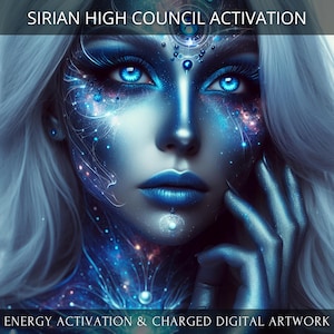 Sirian High Council Charged Digital Artwork + Energetic Transmission with a Personal Report