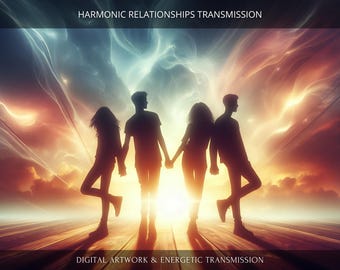 Harmonic Relationships: Charged Digital Artwork + Personal Report & Energetic Transmission