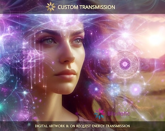 Custom on Request Personalized: Charged Digital Artwork + Personal Report & Energetic Transmission