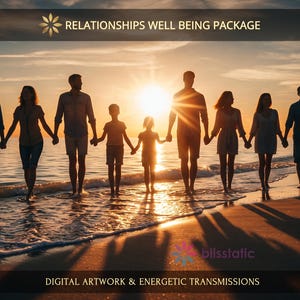 Relationships Well Being Package: Charged Digital Artwork + Energetic Transmissions with a Personal Report