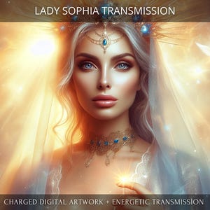 Lady Sophia Charged Digital Artwork + Energetic Transmission with a Personal Report