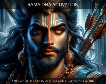 Rama Charged Digital Artwork + Energetic Transmission with a Personal Report
