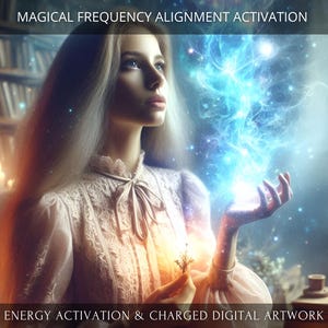Magical Frequency Alignment Energetic Activation + Charged Digital Artwork
