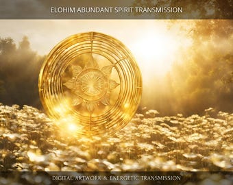 Elohim Abundance: Charged Digital Artwork + Personal Report & Energetic Transmission