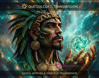 Quetzalcoatl: Charged Digital Artwork + Personal Report & Energetic Transmission