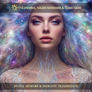 114 Chakras, 144,000 Meridians and 72,000 Nadis Charged Digital Artwork + Energetic Transmission with a Personal Report