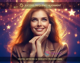 Success Frequency Alignment: Charged Digital Artwork + Personal Report & Energetic Transmission with Trigger Words